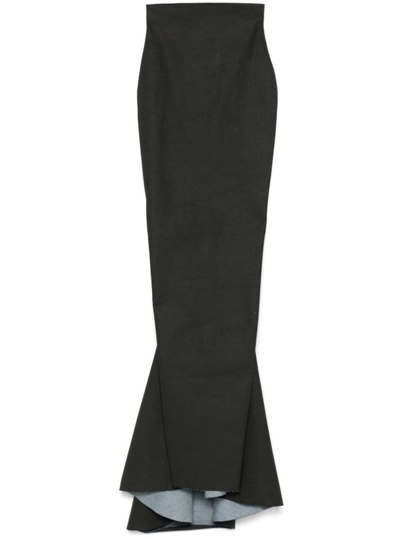 RICK OWENS Al pillar maxi skirt