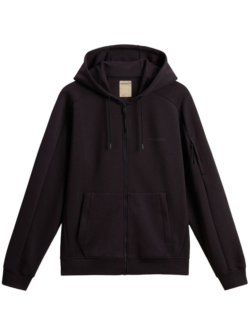 WOOLRICH Full-zip tech sweatshirt