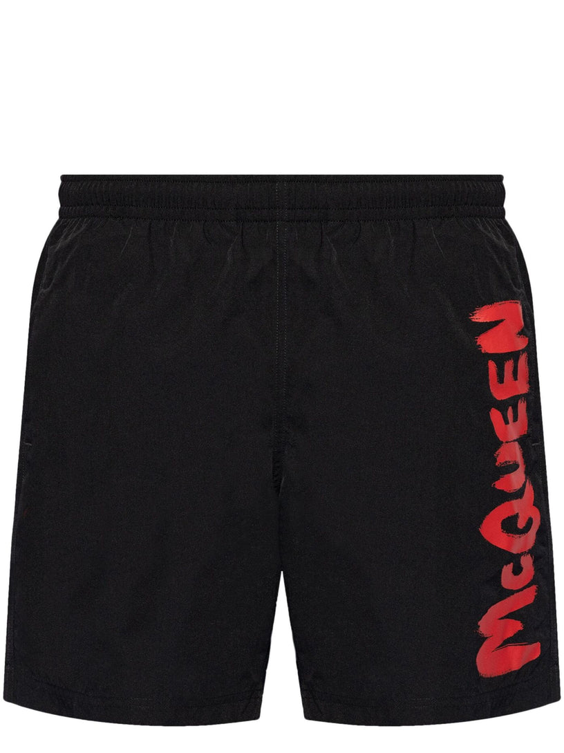 Alexander McQueen Graffiti swim short