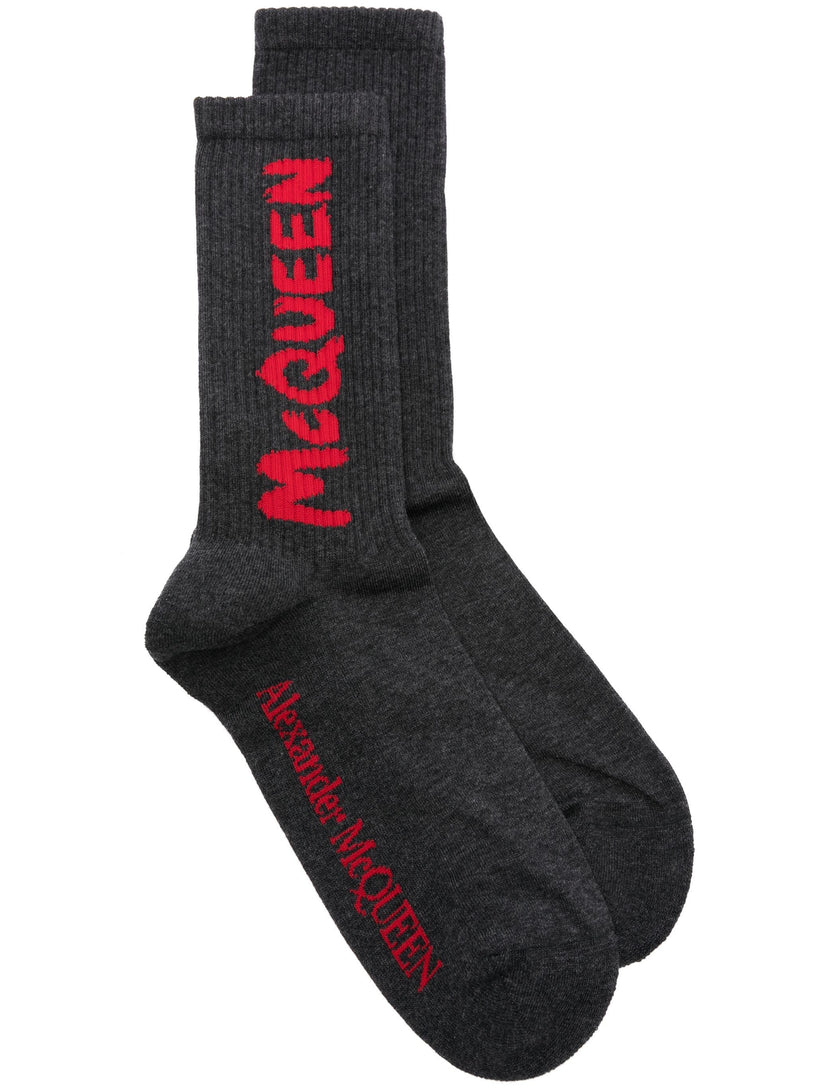 McQueen Graffiti socks