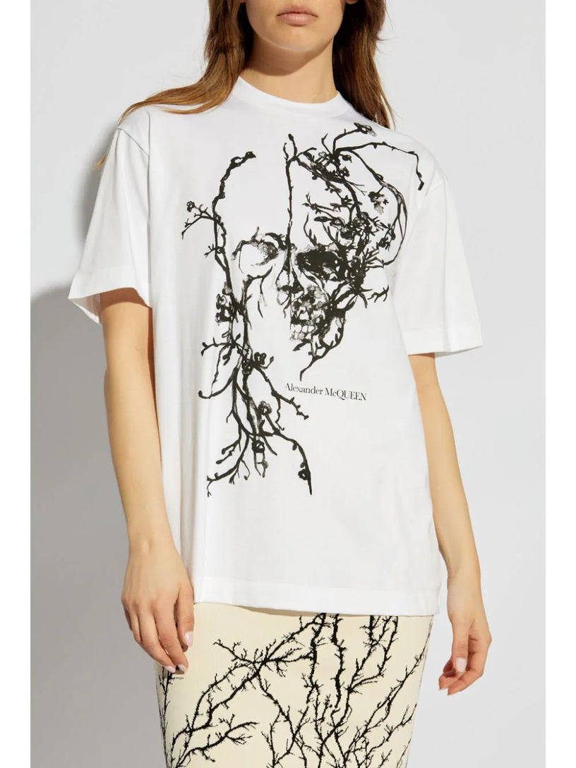 Blossom Skull Oversized T-shirt