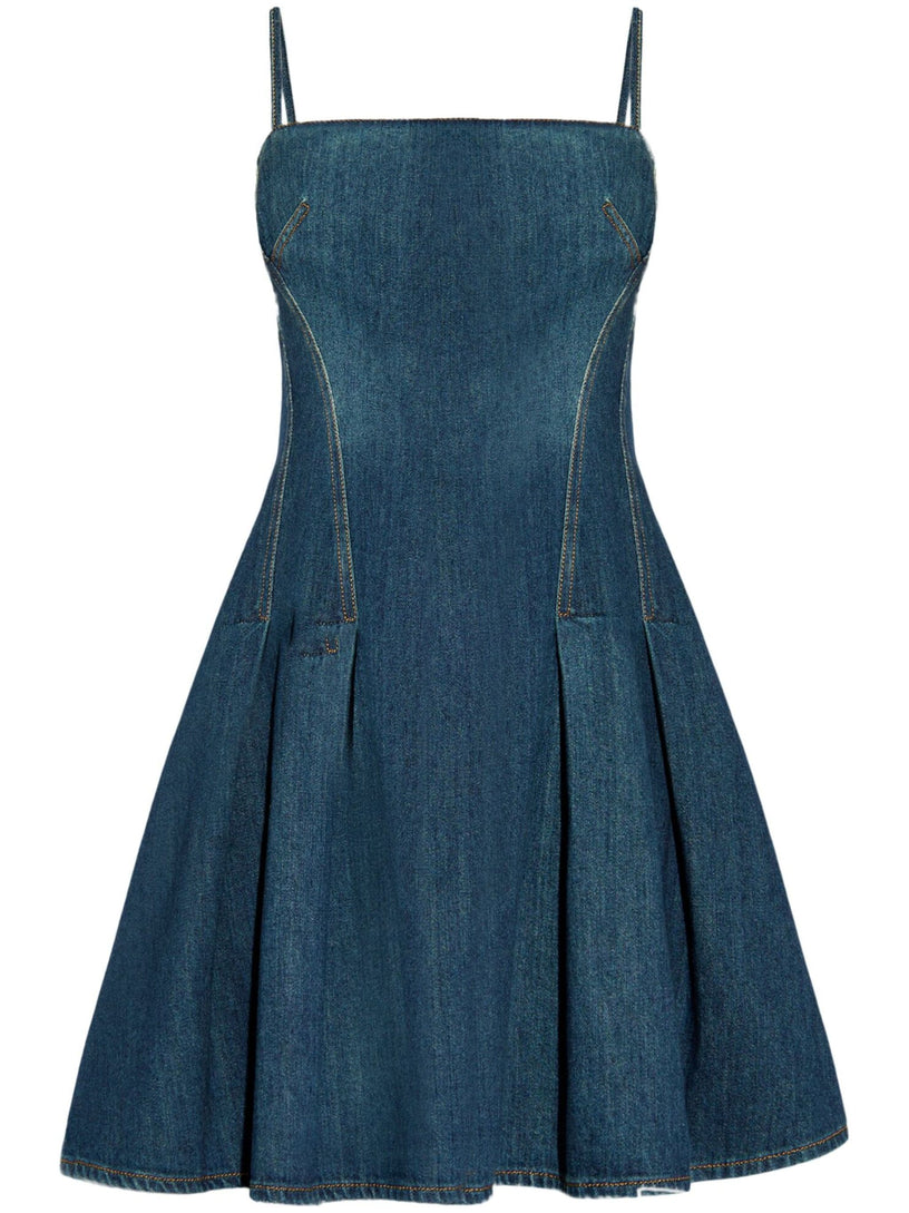 Alexander McQueen Denim mini dress