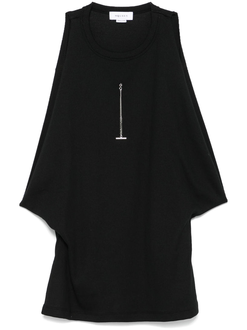 Alexander McQueen Ribbed tank top