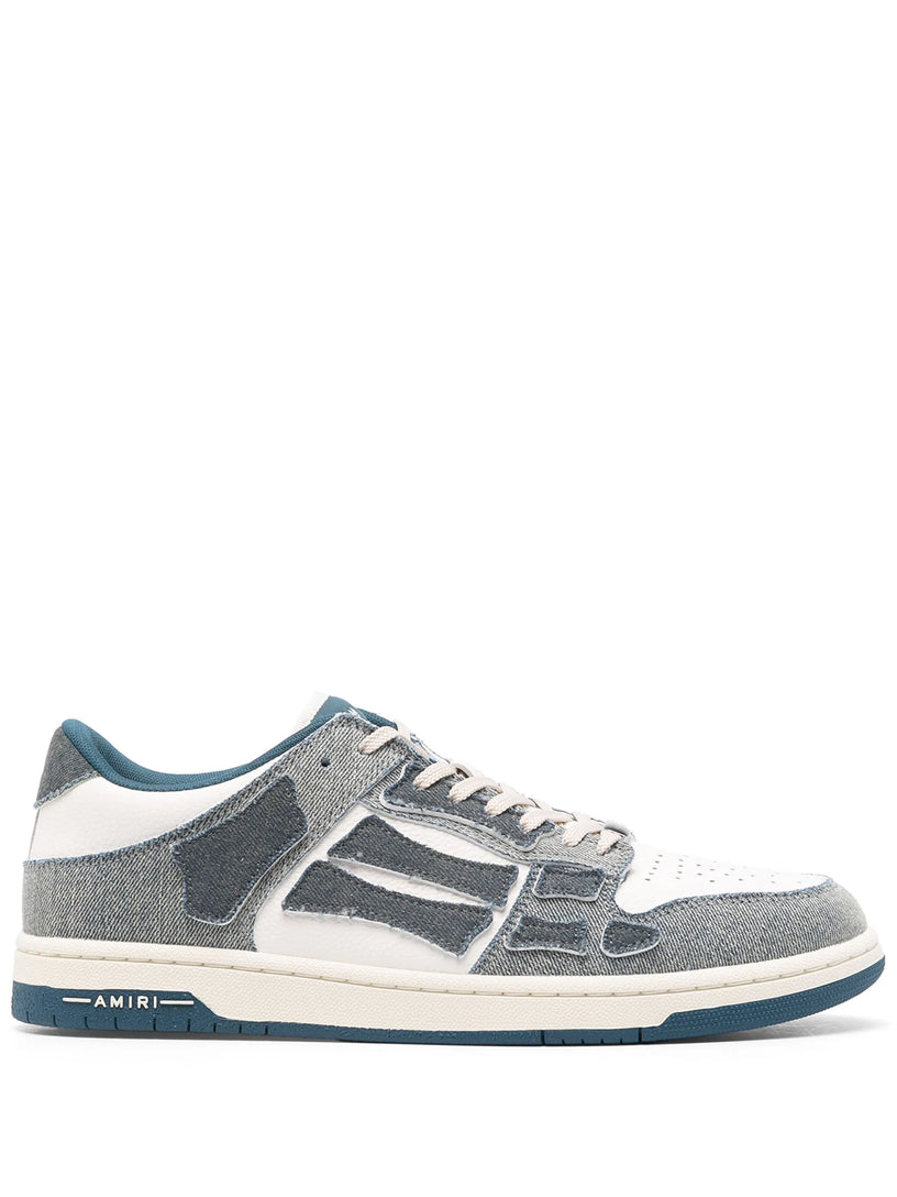 AMIRI Vintage denim skel top low sneakers