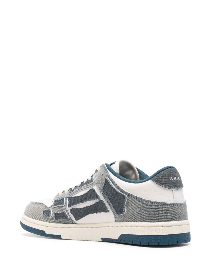 Vintage Denim Skel Top Low Sneakers