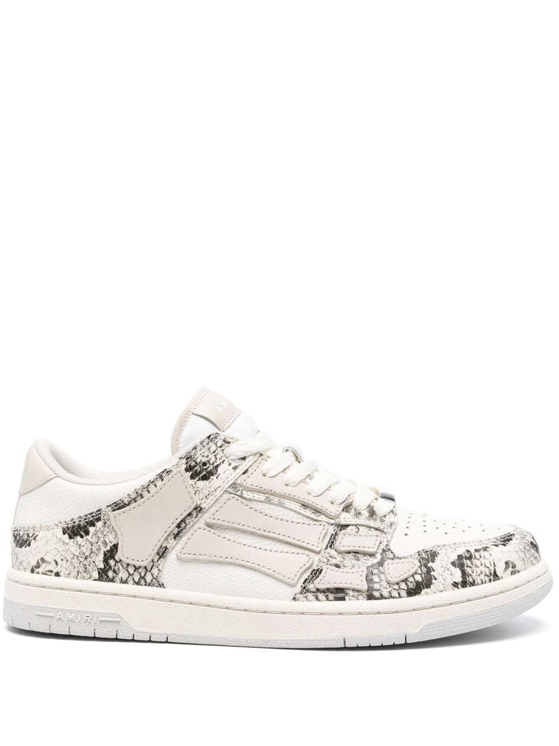 AMIRI Snake skel-top low