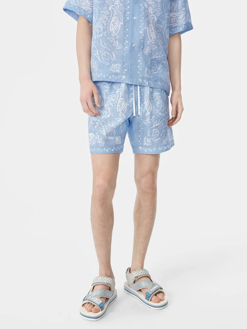 Bandana watercolor shorts