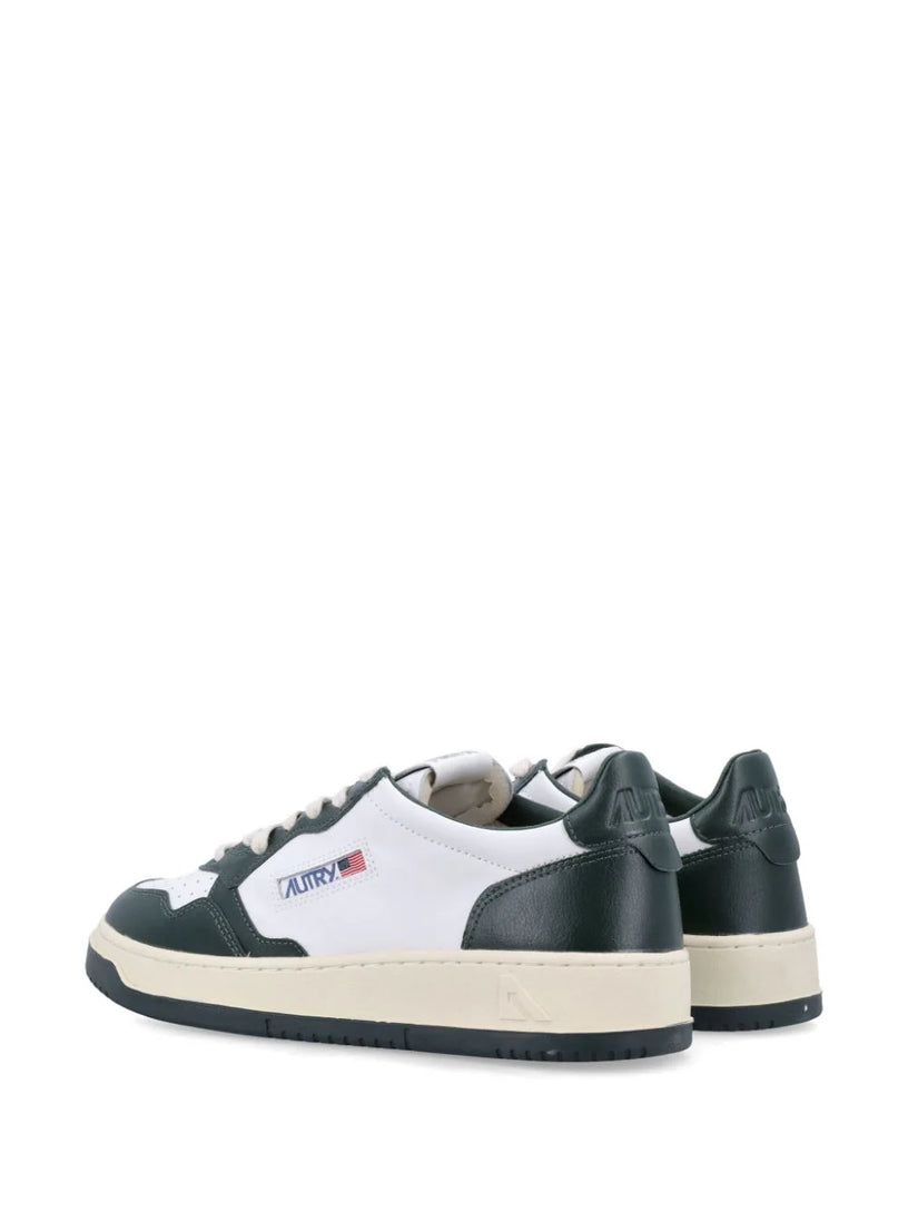 Medalist low sneakers in white and mountain leather