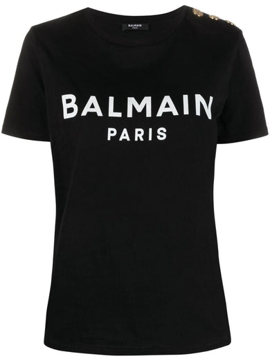 T-shirt with Balmain Logo