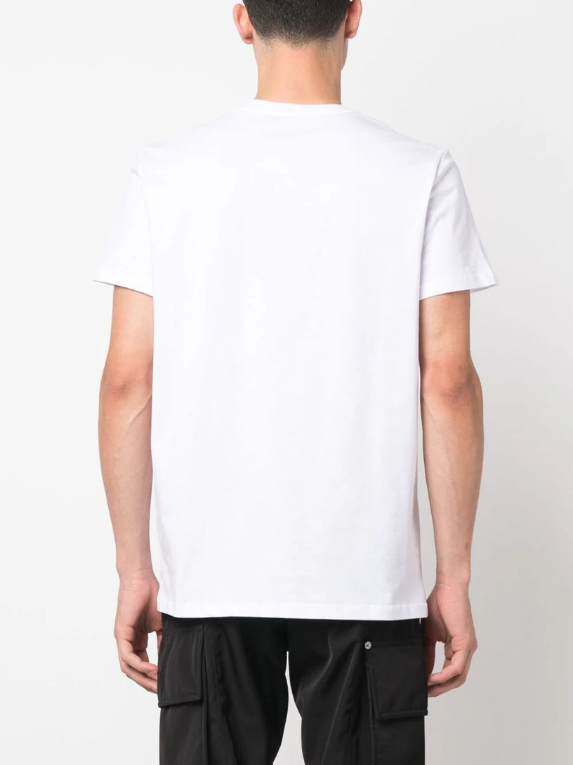 Balmain Paris flocked short-sleeved T-shirt