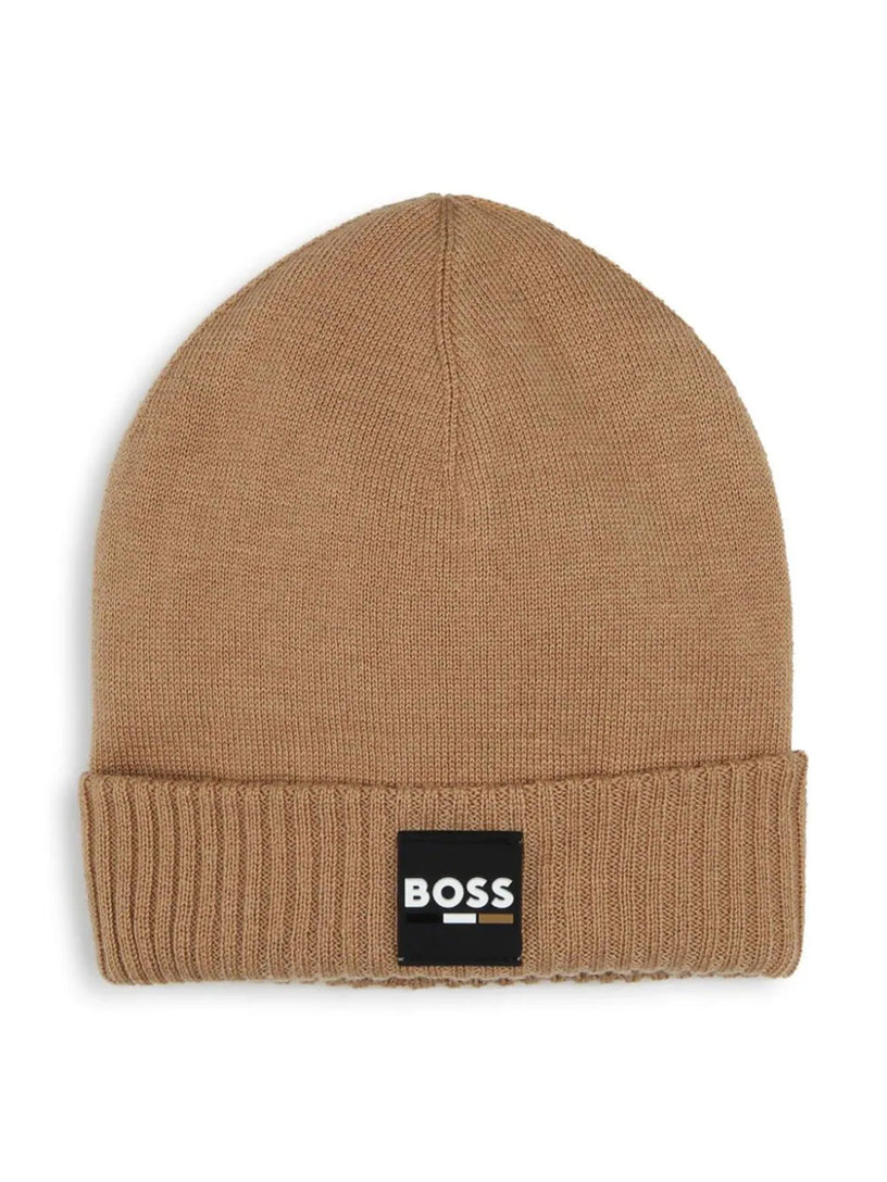 Boss Kids Beanie with logo application