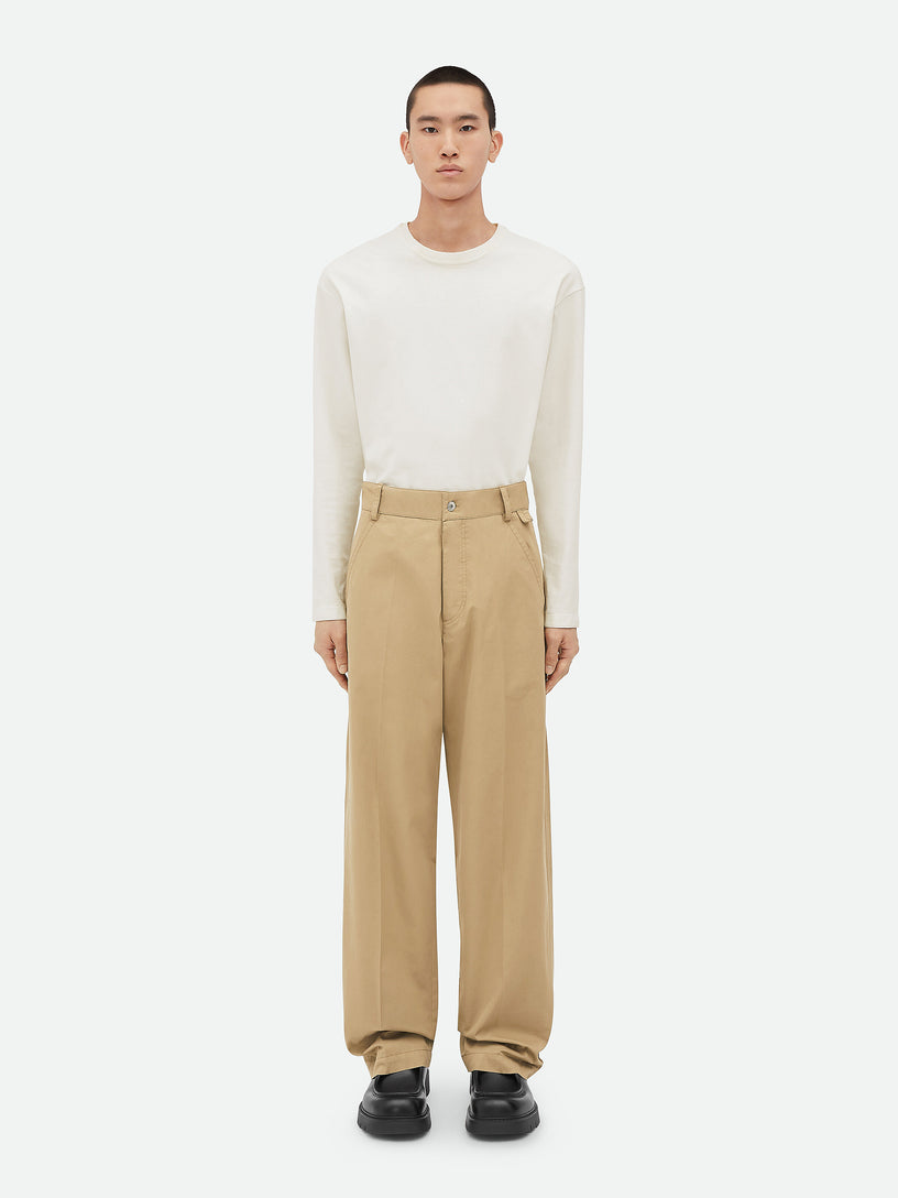 Lightweight cotton twill cargo pants