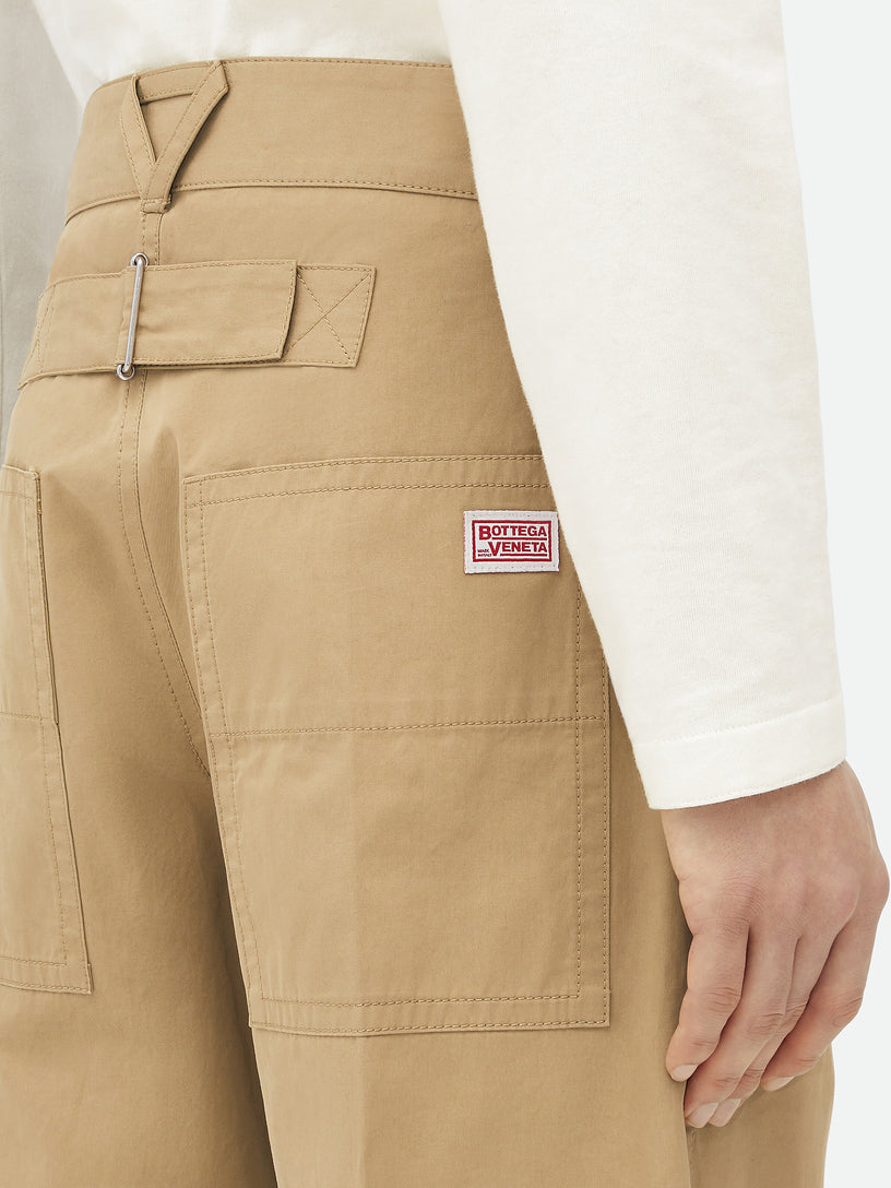 Lightweight cotton twill cargo pants