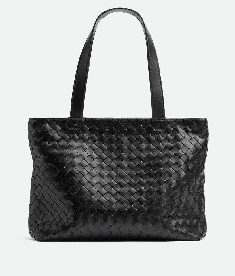 Small Intrecciato tote bag with zip