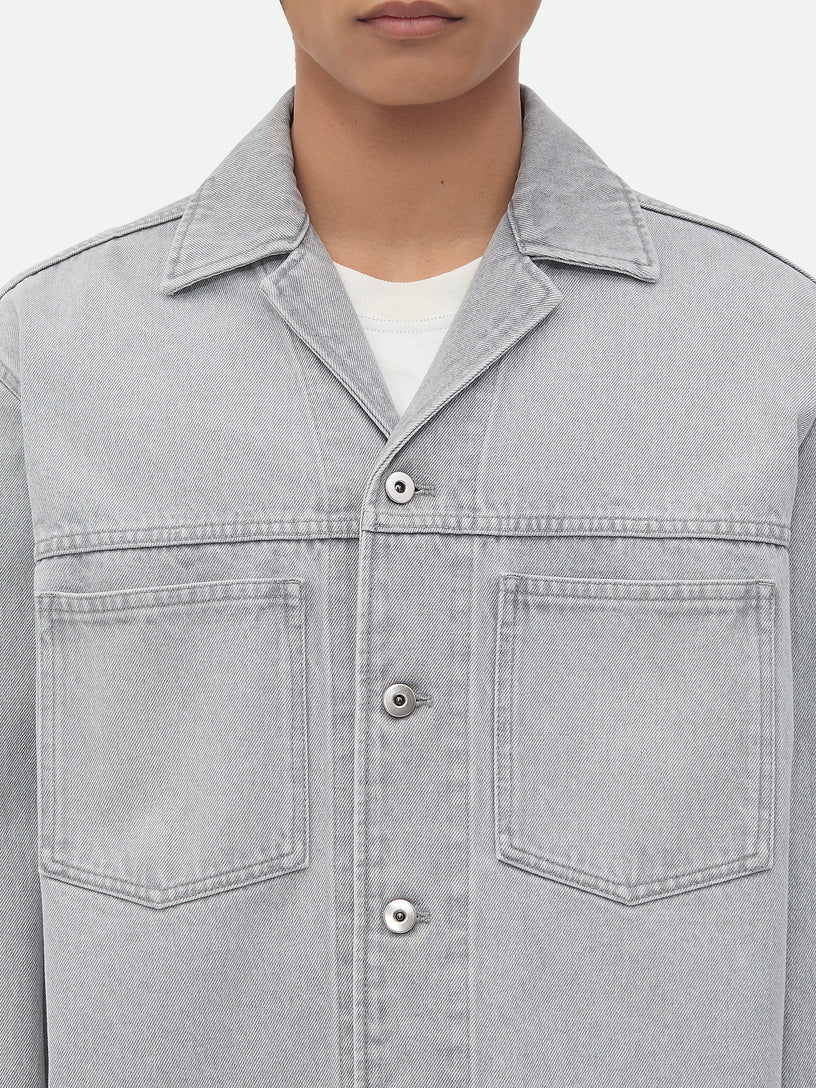 Light Gray wash denim shirt