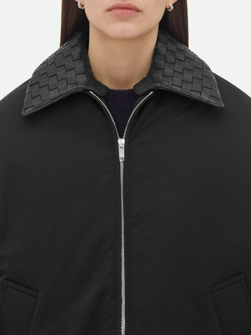 Tech nylon down jacket