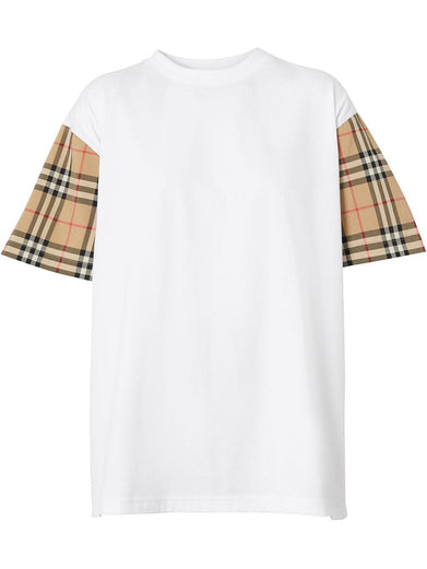 Vintage Check Oversized T-shirt