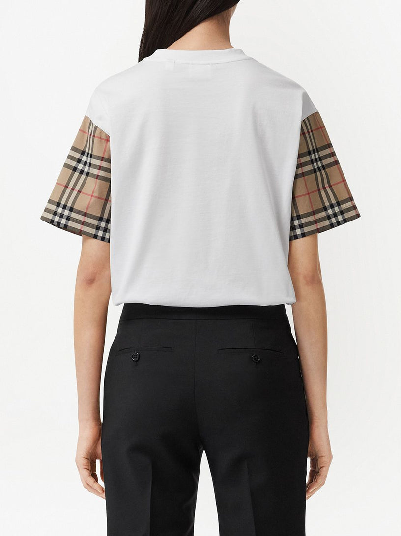 Vintage Check Oversized T-shirt