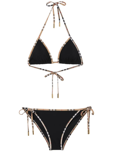 Check Detail Triangle Bikini