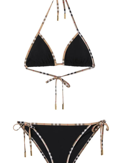 Check Detail Triangle Bikini