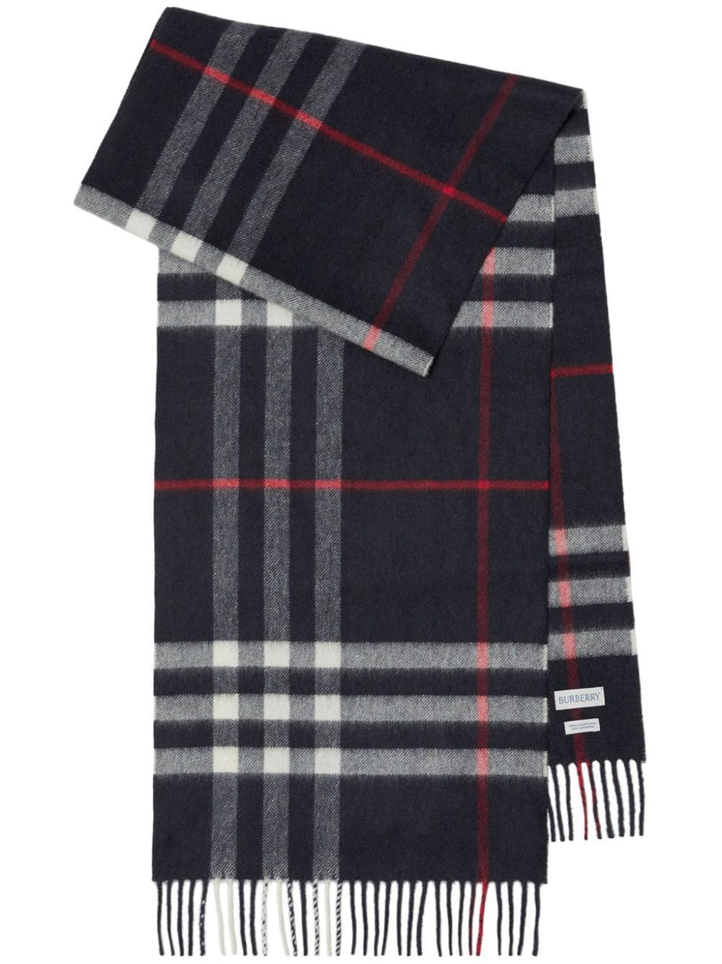 Burberry Check cashmere scarf