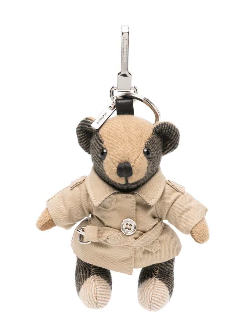 Burberry Thomas bear charm with trench coat