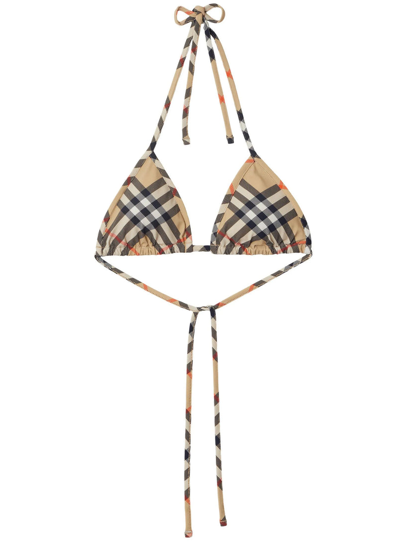 Burberry Check bikini top