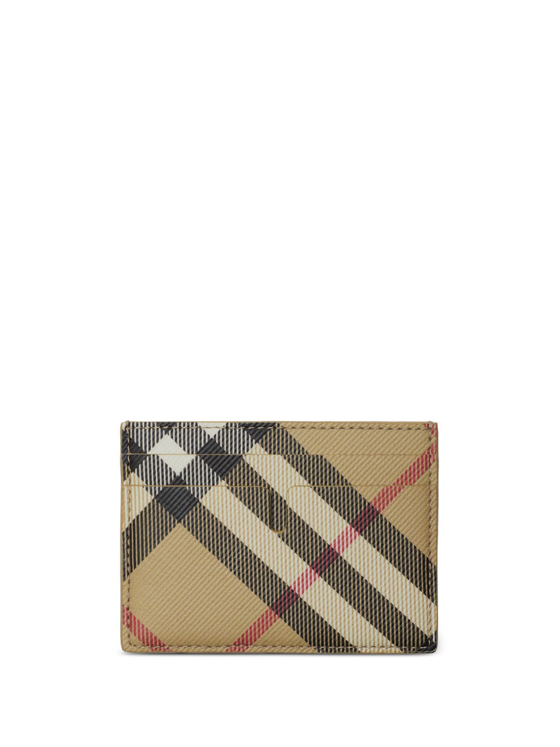 Burberry Check credit card holder