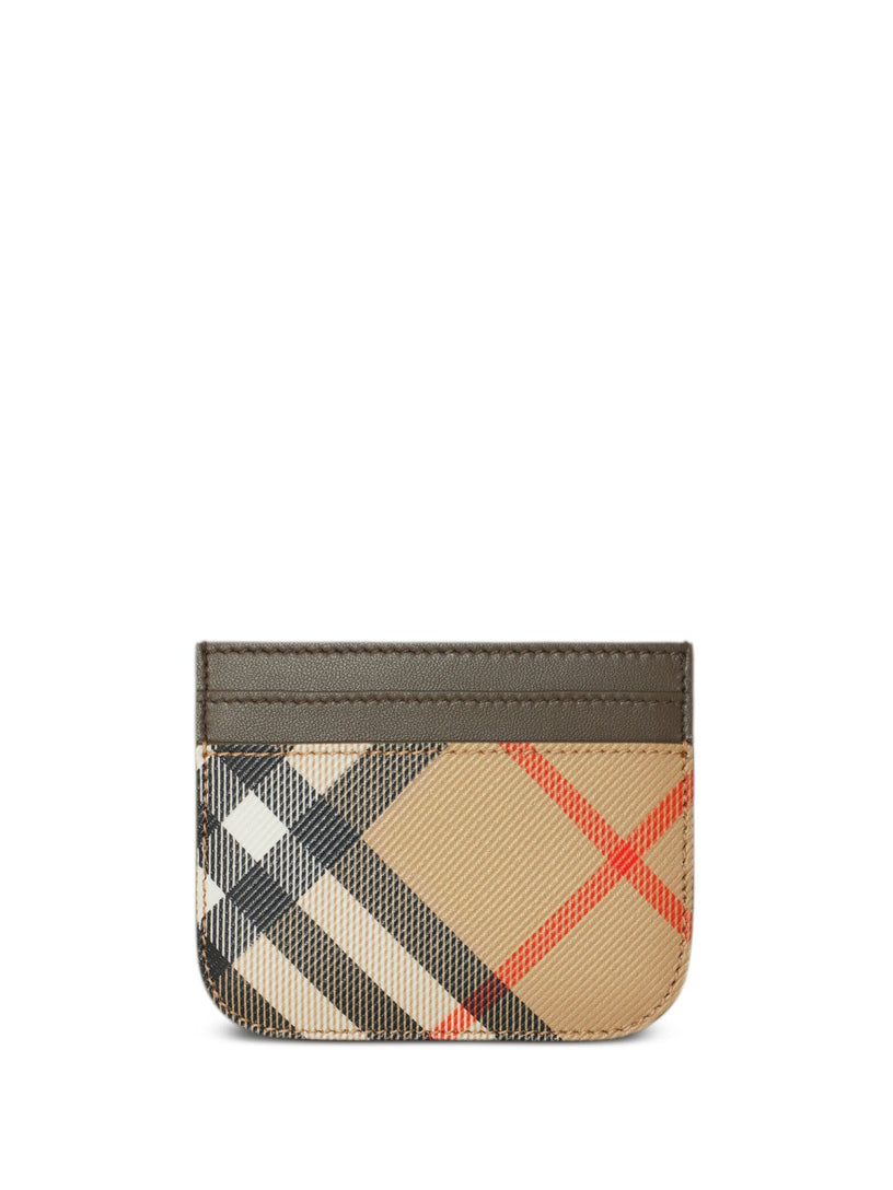 Burberry Check credit card holder