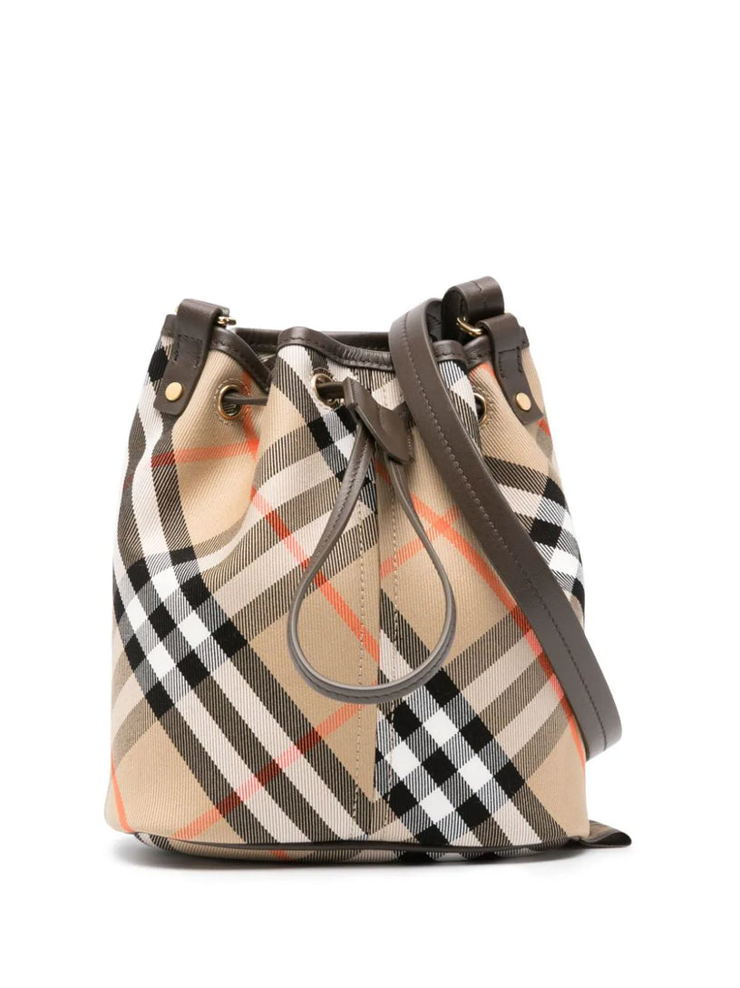 Burberry Check bucket bag