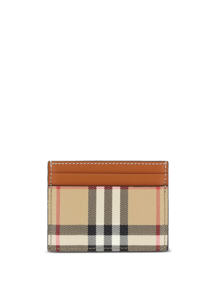 Burberry Check credit card holder