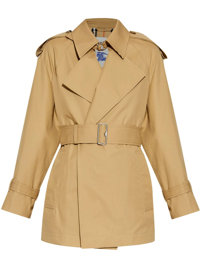 Gabardine trench jacket