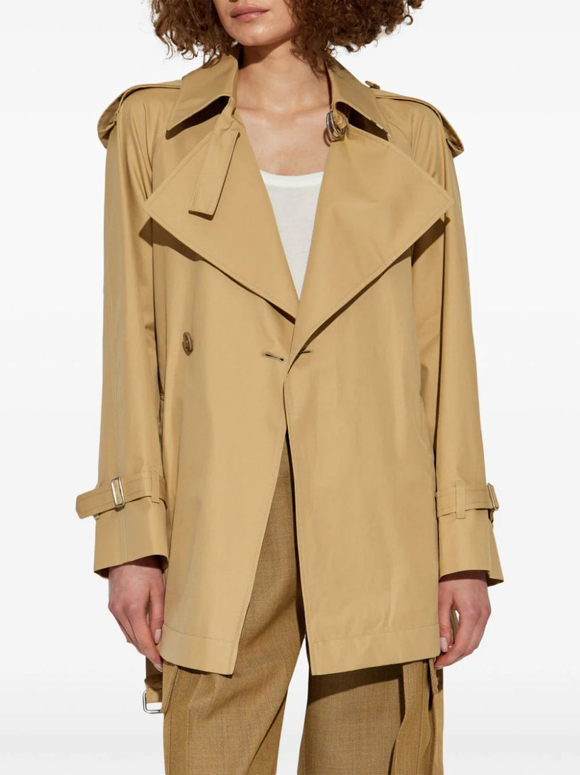 Gabardine trench jacket