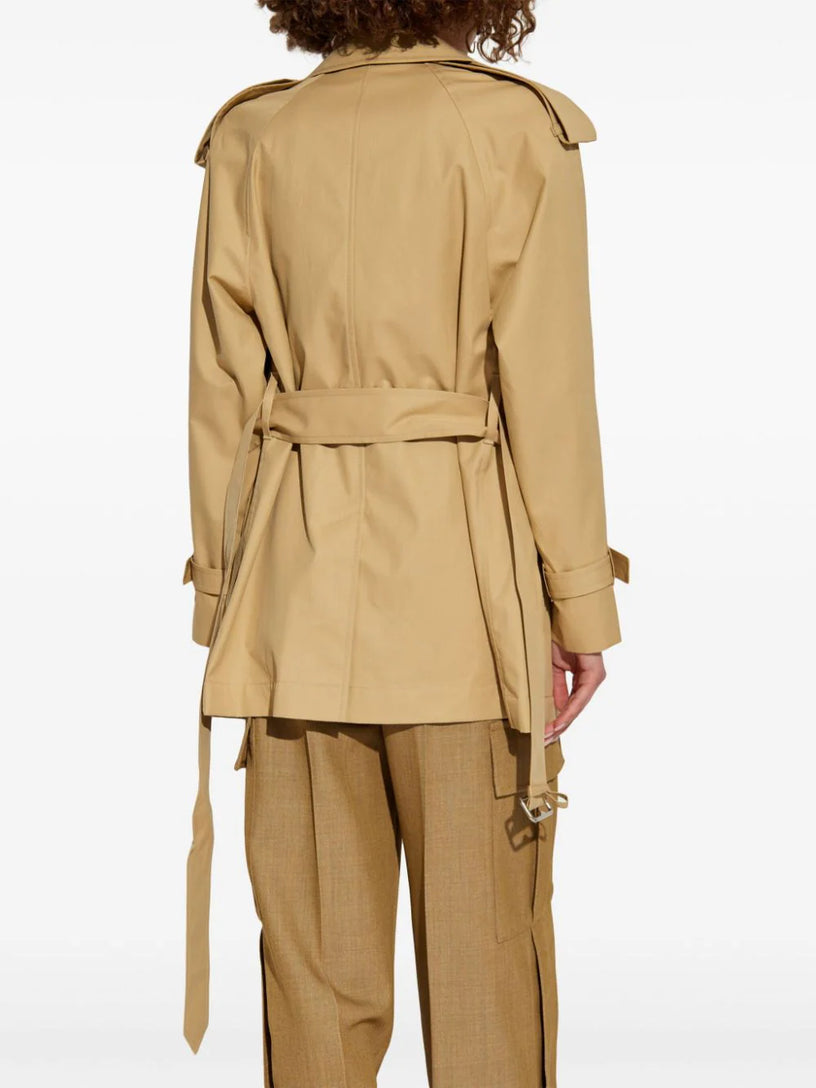 Gabardine trench jacket