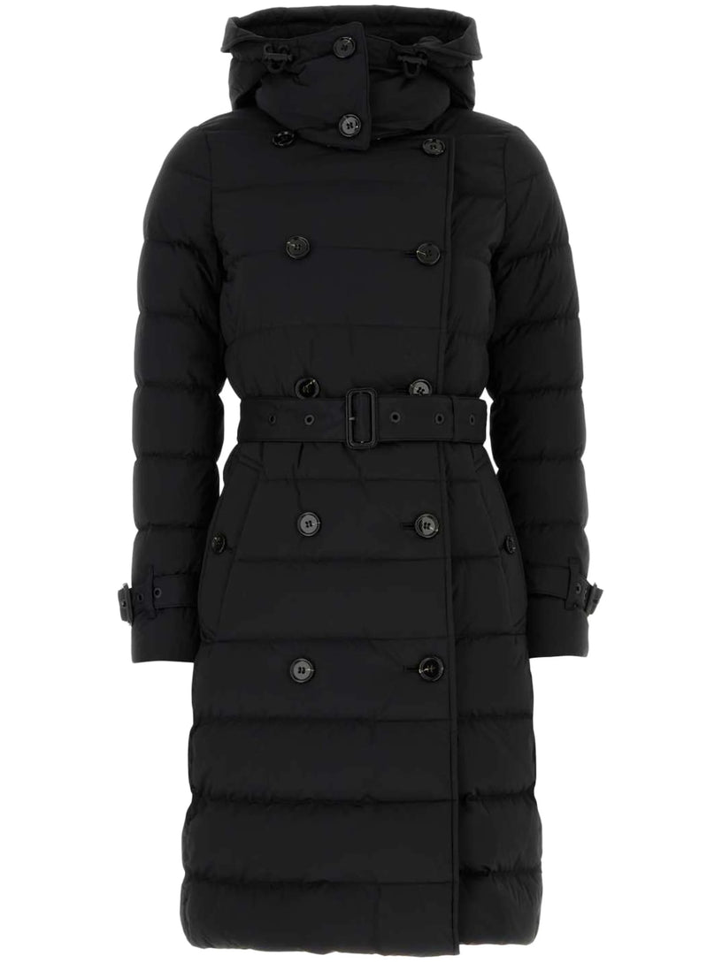 Padded trench coat