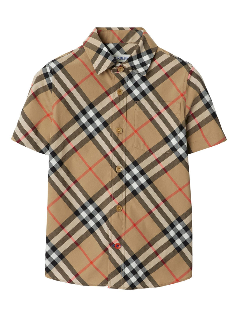 Burberry Kids Check shirt