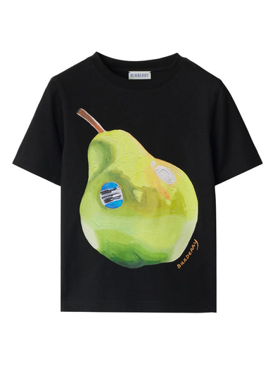 Cotton T-shirt with pear