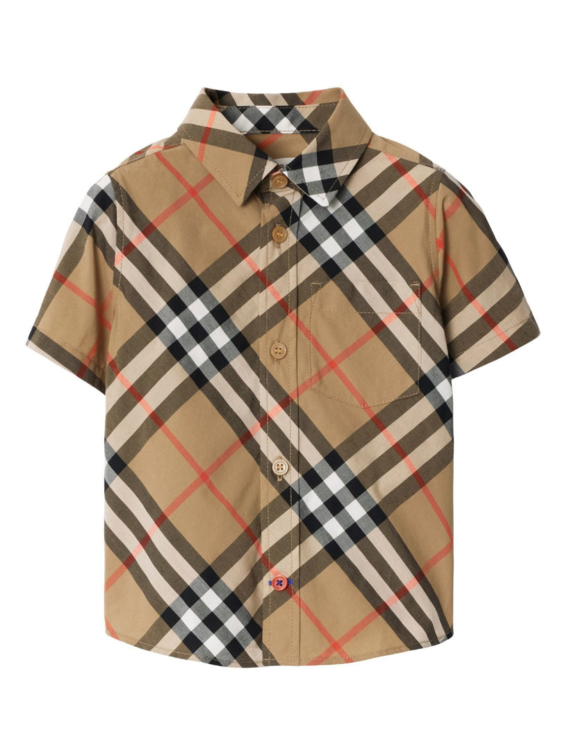 Burberry Kids Check shirt