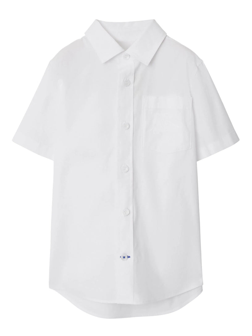 Burberry Kids Stretch cotton shirt