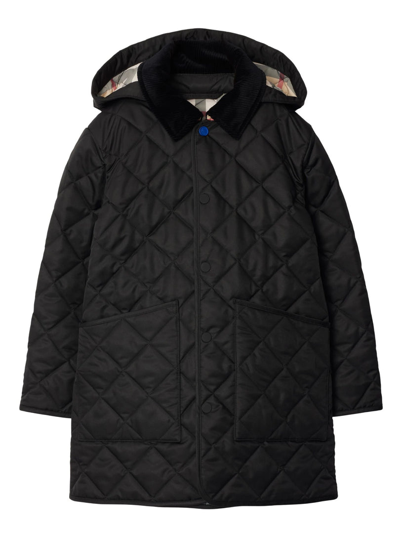 Burberry Kids Down jacket with check