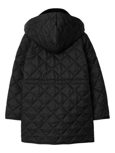 Down jacket with check