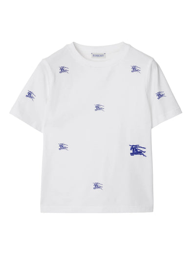 Cotton T-shirt with all-over Equestrian Knight Design