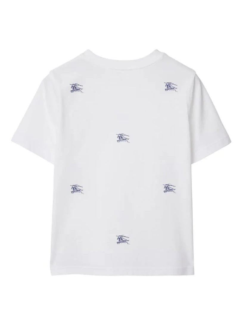 Cotton T-shirt with all-over Equestrian Knight Design