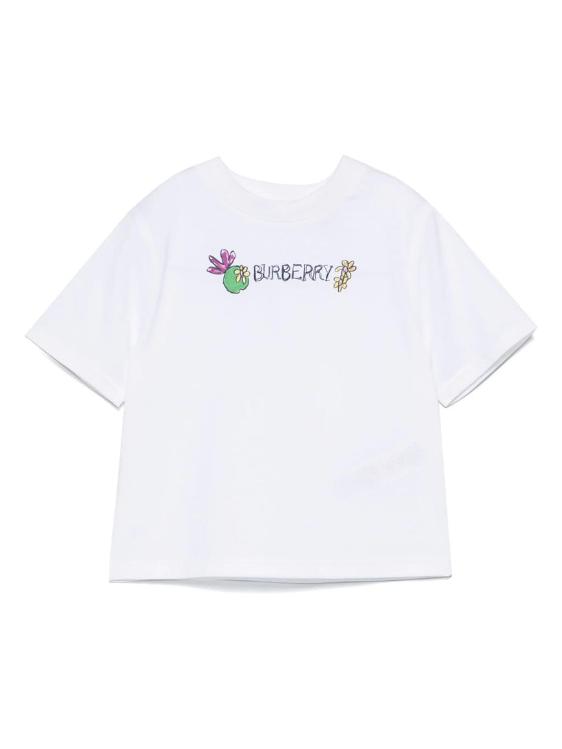 Burberry Kids Cotton t-shirt with print