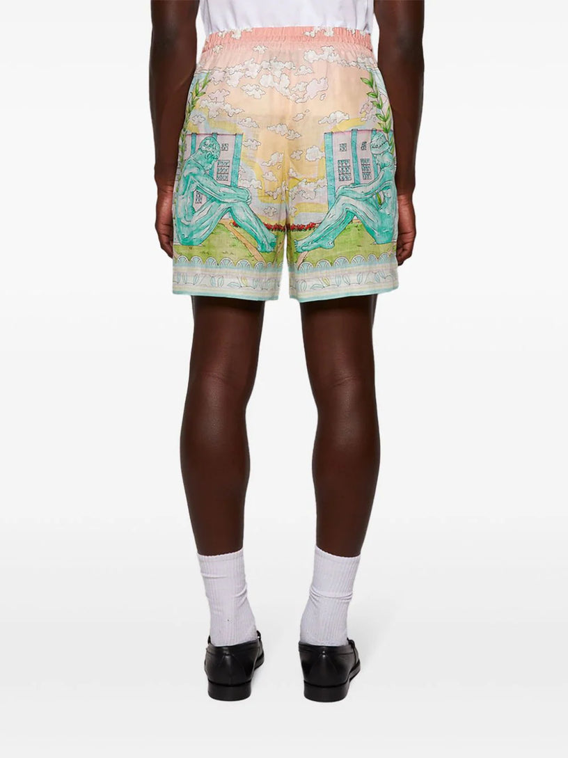 Vase Linen Shorts