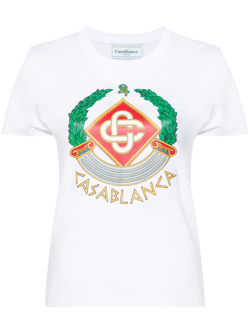 CASABLANCA Casa crest t-shirt