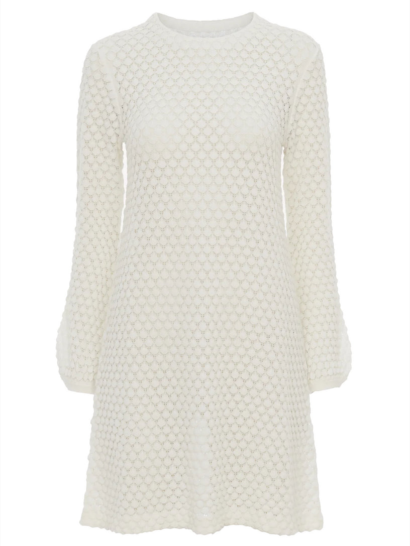 Chloé Mini dress in cotton pointelle