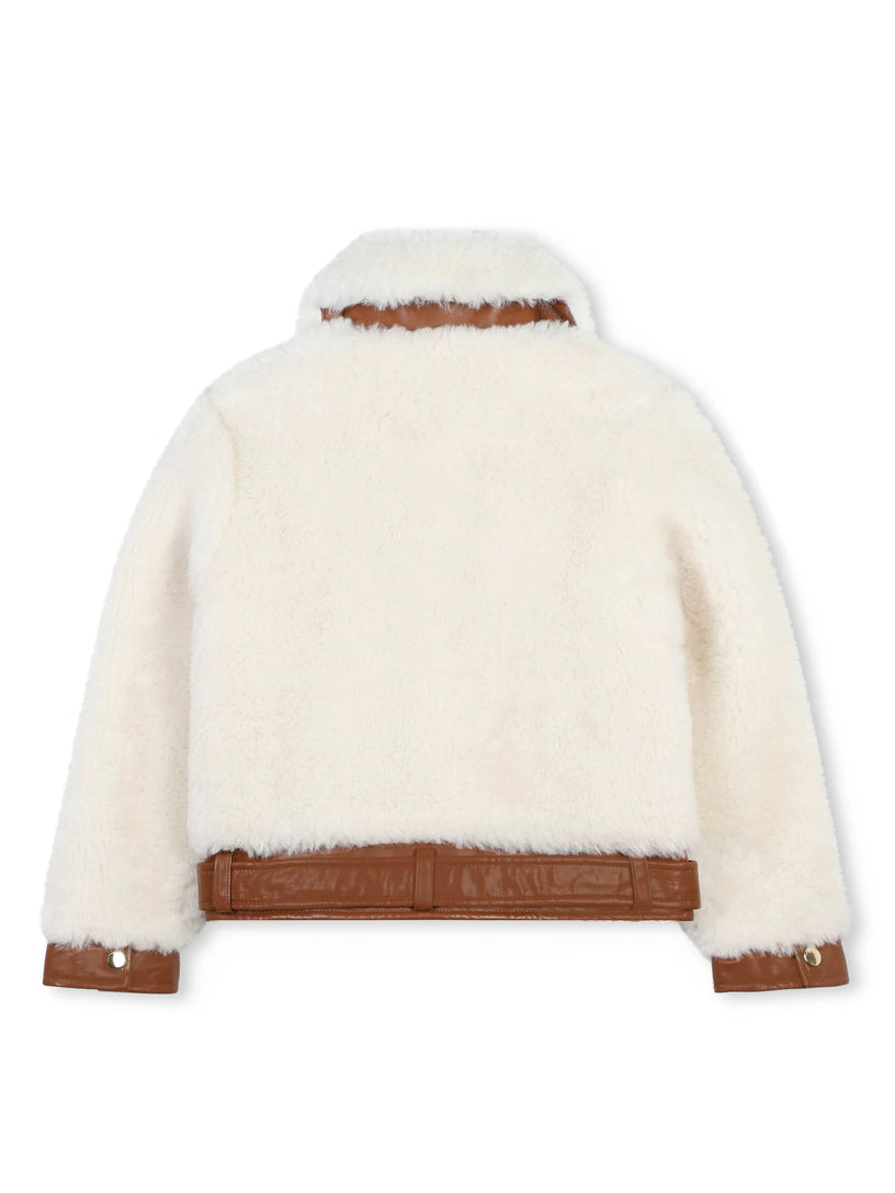 Faux fur jacket