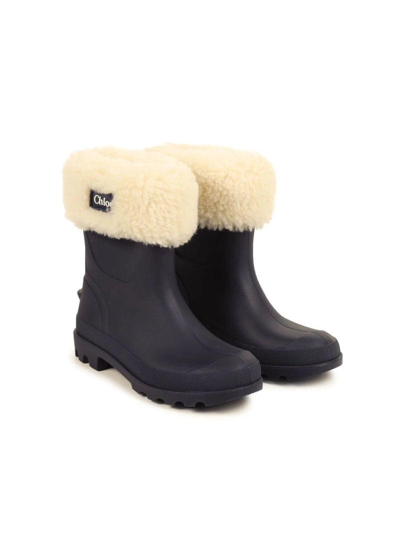 Chloé Kids Rain boots with patch