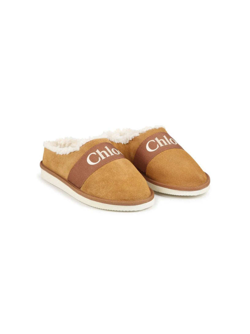 Slippers with logo